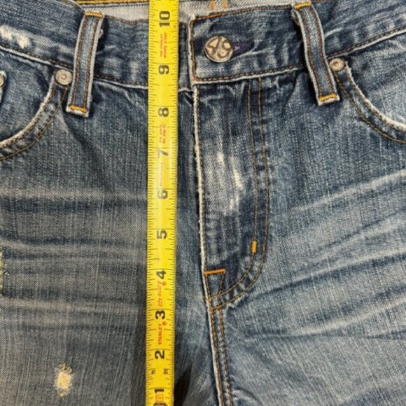 AG Adriano Goldschmied Jeans - Distressed Ex-Boyfriend Crop 31R - Picture 4 of 8
